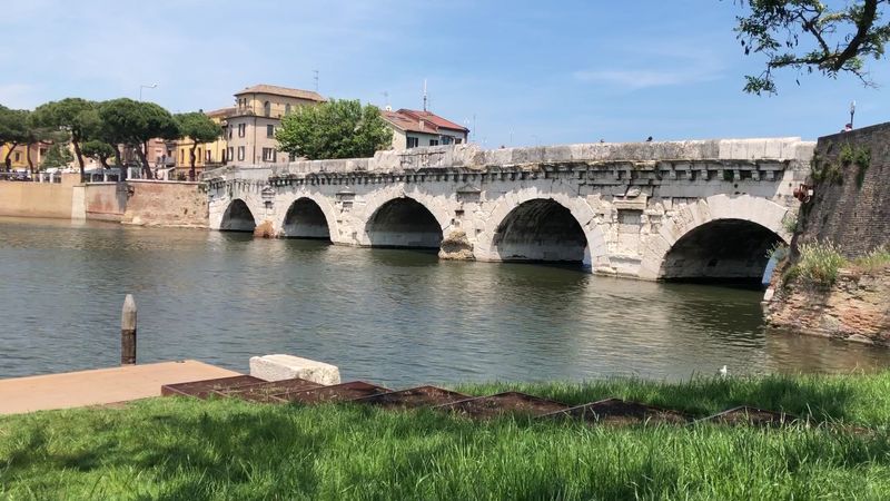 Bridge of Tiberius, Rimini, Italy Bridge of Tiberius, Rimini, Italy