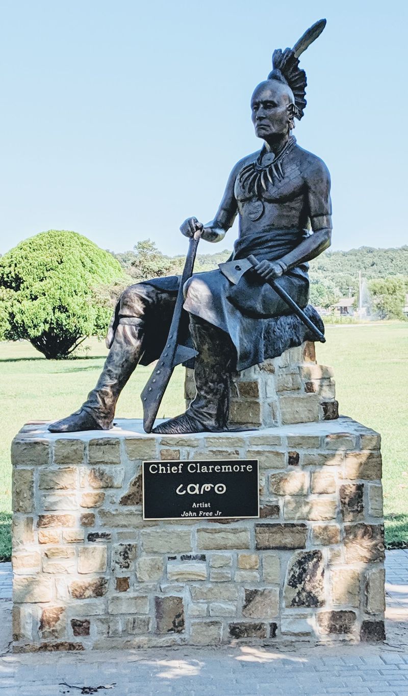 Busts of Influential Osage Leaders