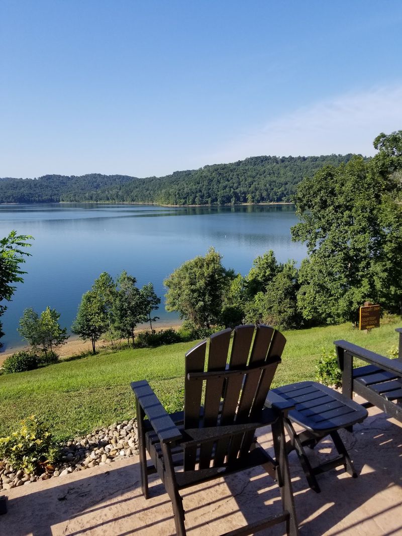 Cabin Life With a View of the Blue Water Cabin Life With a View of the Blue Water