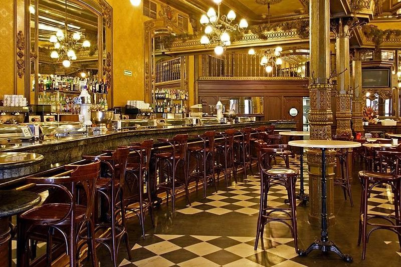Café Iruña, Pamplona, Navarre, Spain Café Iruña, Pamplona, Navarre, Spain