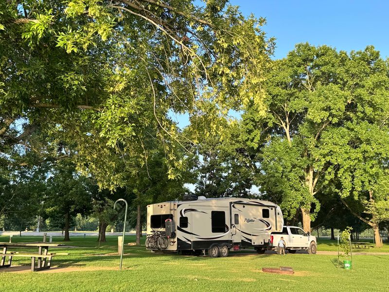 Camping Under the Stars Along the River