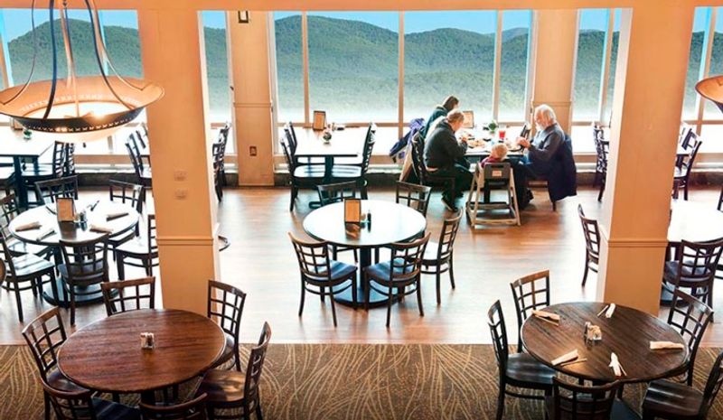 Cascades Restaurant and Its Famous Window Seats