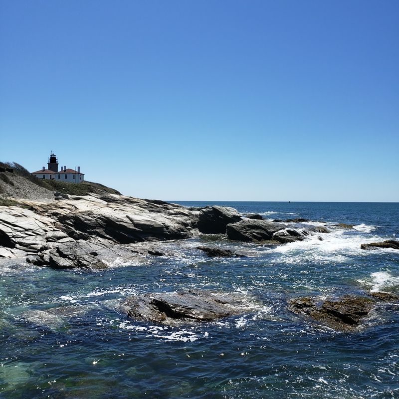 Casting A Line From The Rocks