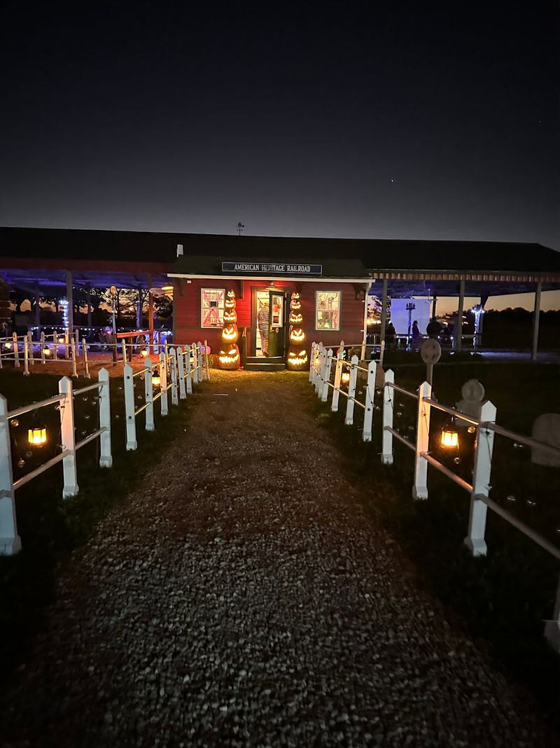 Catch the Spooky Halloween Train Through Haunted Displays