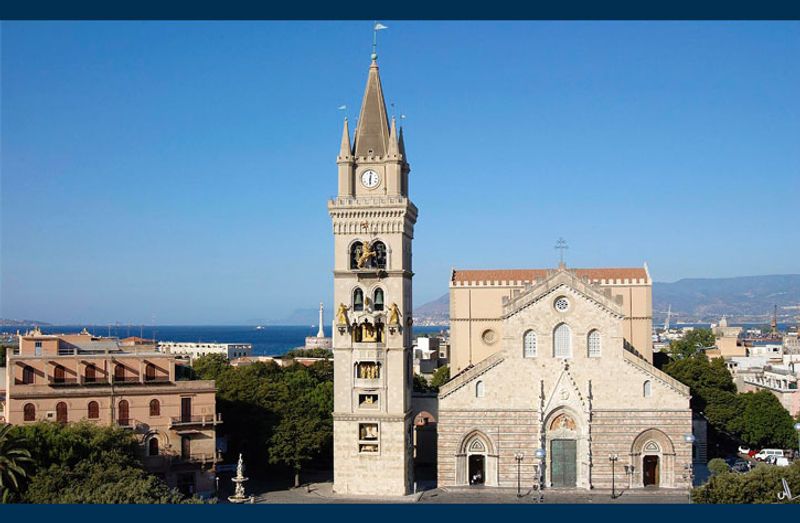 Cathedral Astronomical Clock Tower, Messina, Italy