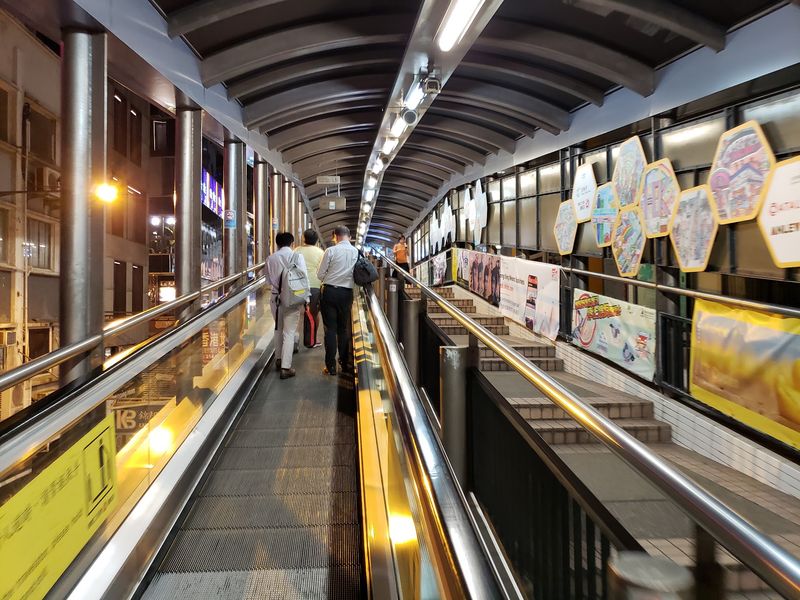 Central-Mid-Levels Escalators, Hong Kong, Hong Kong Central-Mid-Levels Escalators, Hong Kong, Hong Kong