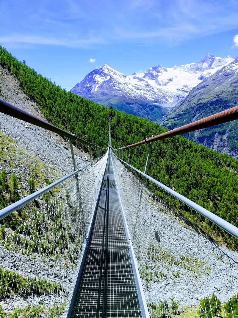 Charles Kuonen Suspension Bridge - Switzerland Charles Kuonen Suspension Bridge - Switzerland