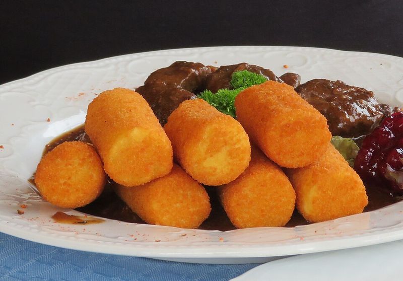 Cheese and Potato Croquettes Cheese and Potato Croquettes