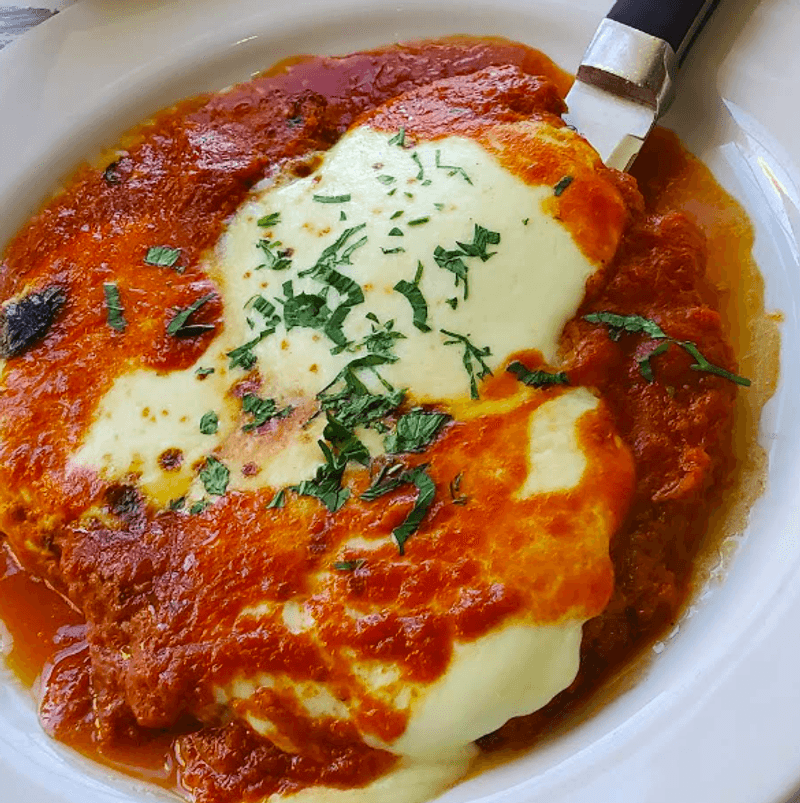 Chicken Parm In A Classic Italian Setting Chicken Parm In A Classic Italian Setting