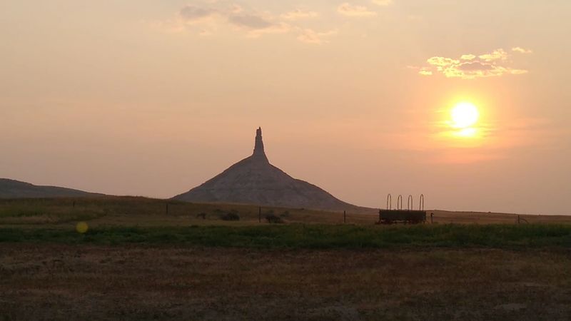Chimney Rock After Dark: The Nightly Lighting Tradition Chimney Rock After Dark: The Nightly Lighting Tradition