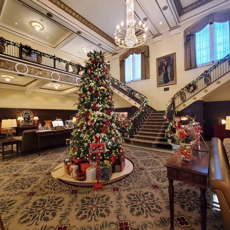 Christmas in the Lobby and Seasonal Atmosphere Christmas in the Lobby and Seasonal Atmosphere