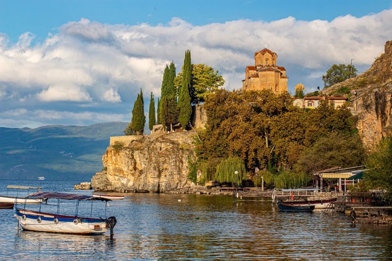 Church of St. John at Kaneo, Ohrid, North Macedonia Church of St. John at Kaneo, Ohrid, North Macedonia