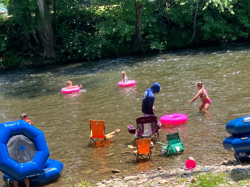 Clear Water for Tubing, Swimming, and Splashing Clear Water for Tubing, Swimming, and Splashing