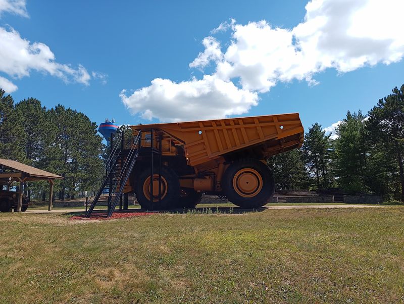 Climbing Into the Cab of a Mining Truck Climbing Into the Cab of a Mining Truck
