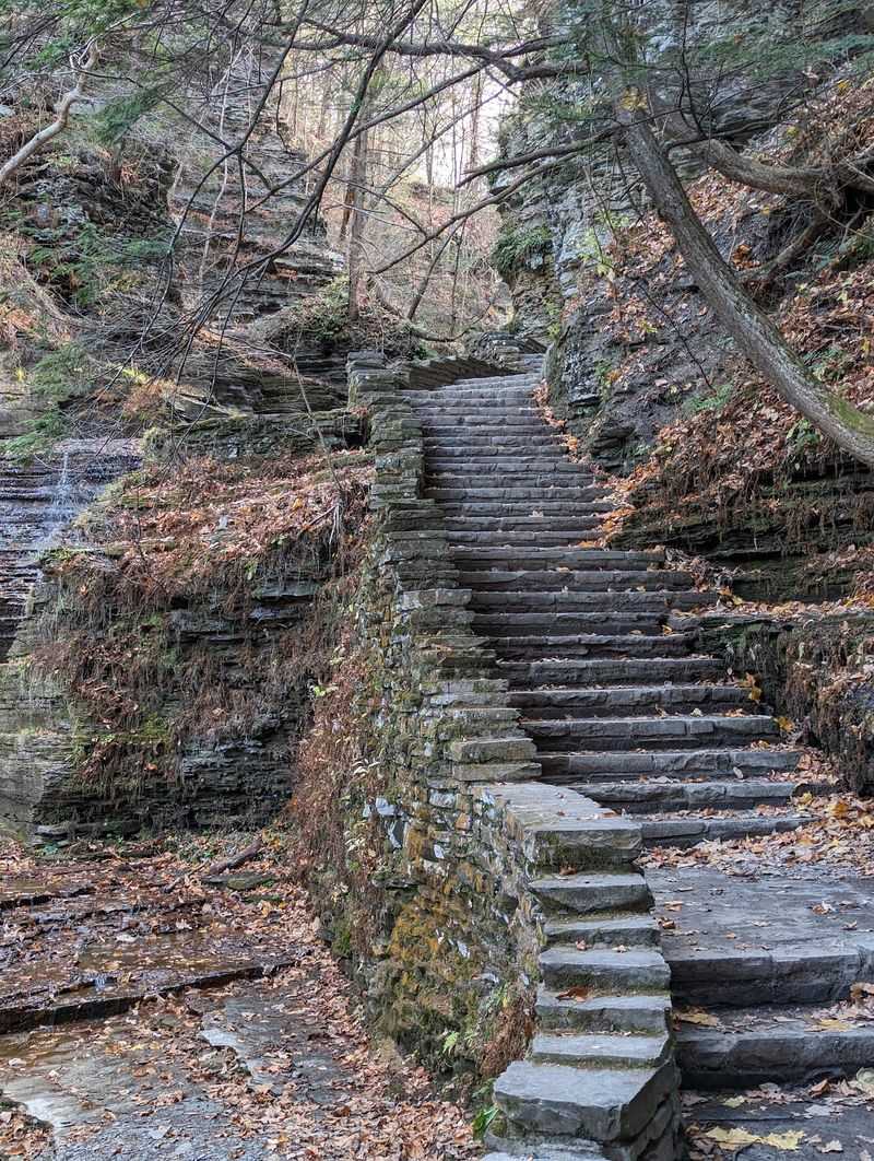 Climbing the Famous Gorge Trail