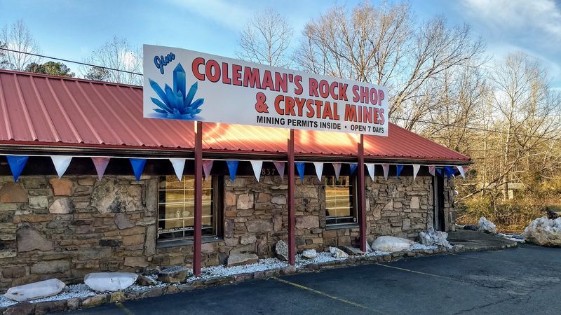 Coleman's Rock Shop & Crystal Mines - Terri & Jim, Jessieville, Arkansas Coleman's Rock Shop & Crystal Mines - Terri & Jim, Jessieville, Arkansas