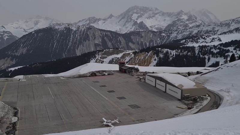 Courchevel Altiport, France Courchevel Altiport, France