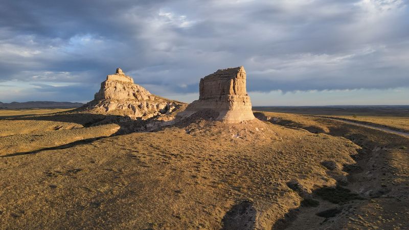 Courthouse And Jail Rocks, Bridgeport, Nebraska Courthouse And Jail Rocks, Bridgeport, Nebraska