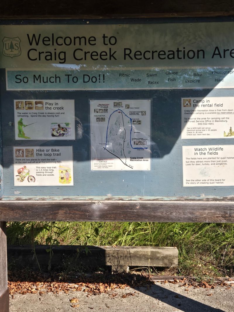 Craig Creek Recreation Area - Botetourt County