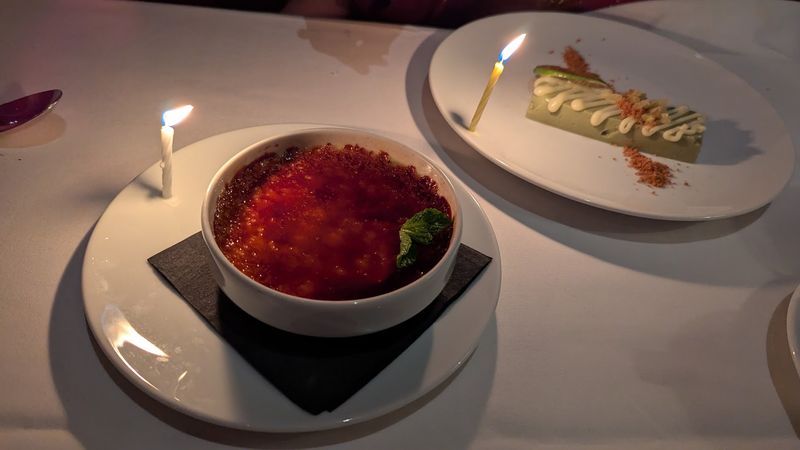 Desserts and the Famous Creme Brulee