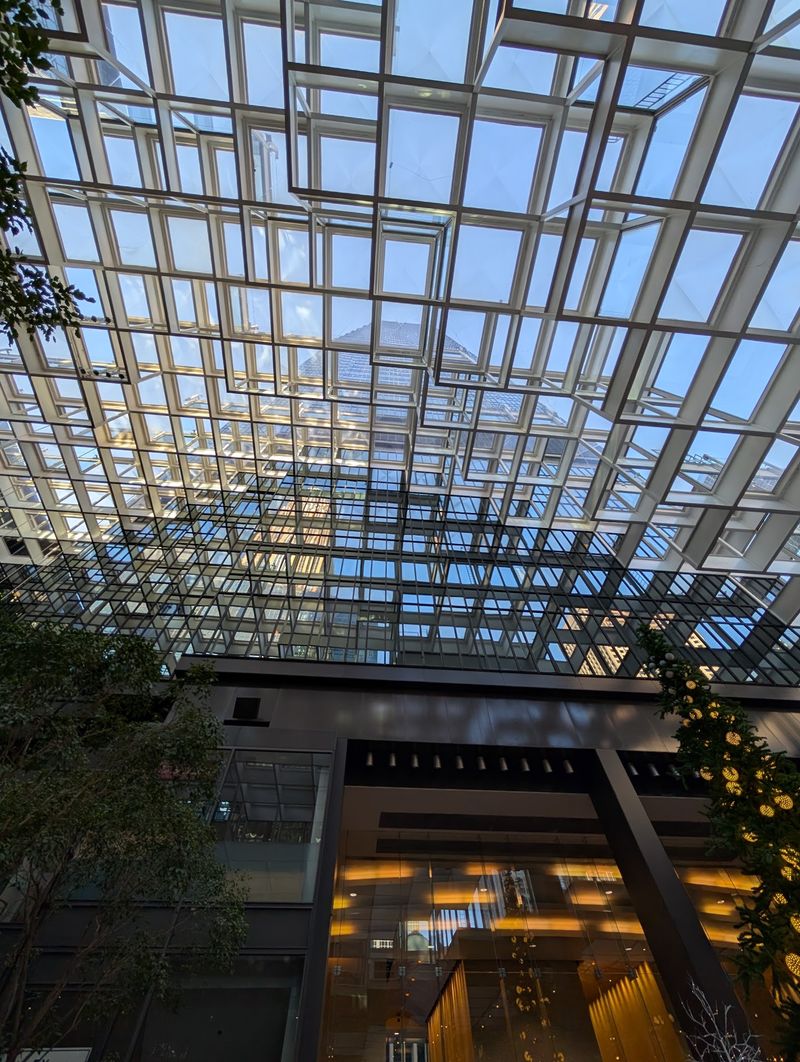 Early Morning in the Crystal Court Early Morning in the Crystal Court