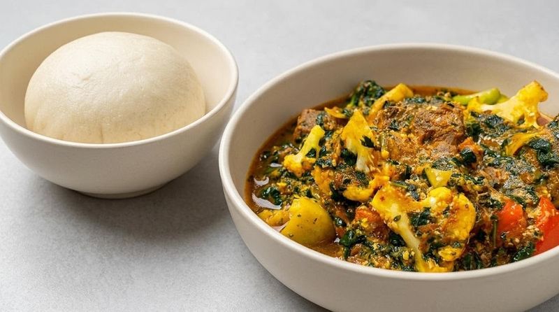 Egusi Soup And Fufu Done The Traditional Way Egusi Soup And Fufu Done The Traditional Way