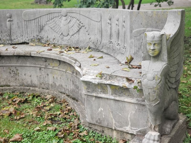Egyptian Revival Remnants: The Estate's Hidden Surprise