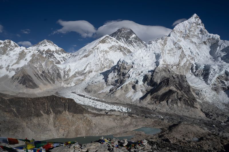 Everest West Ridge and Hornbein Couloir, Nepal/Tibet Everest West Ridge and Hornbein Couloir, Nepal/Tibet