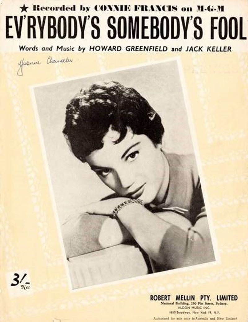 Everybody's Somebody's Fool by Connie Francis