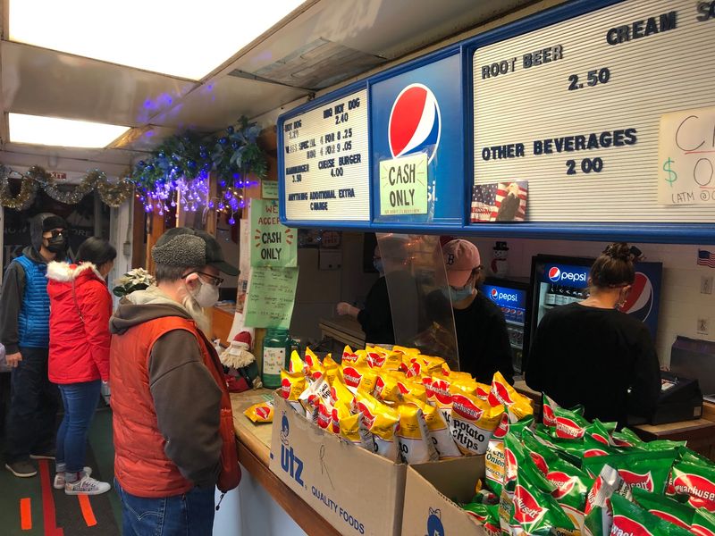 Fast Service at the Walk-Up Window