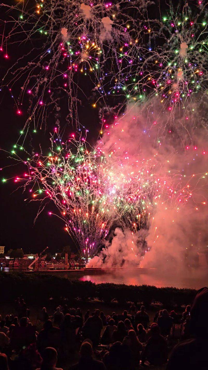 Fireworks Over the Ohio River