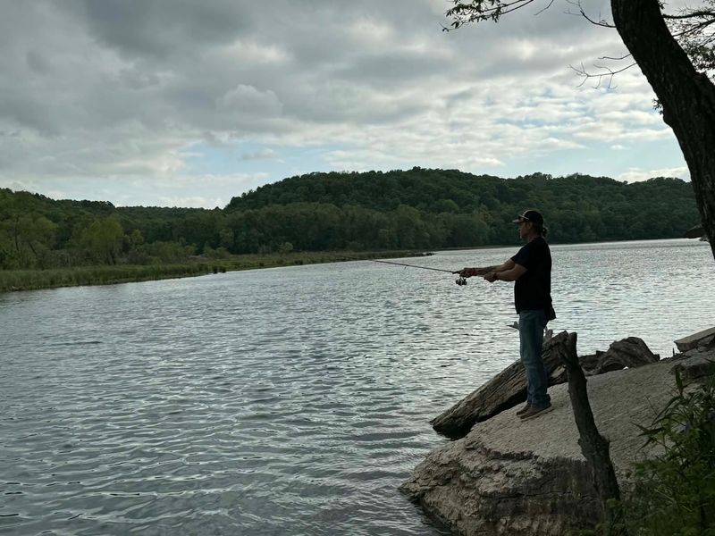 Fishing at Lake Eucha Fishing at Lake Eucha