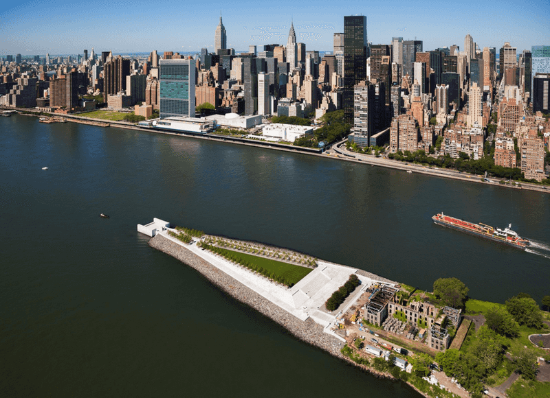 Franklin D. Roosevelt Four Freedoms Park, New York City, New York Franklin D. Roosevelt Four Freedoms Park, New York City, New York