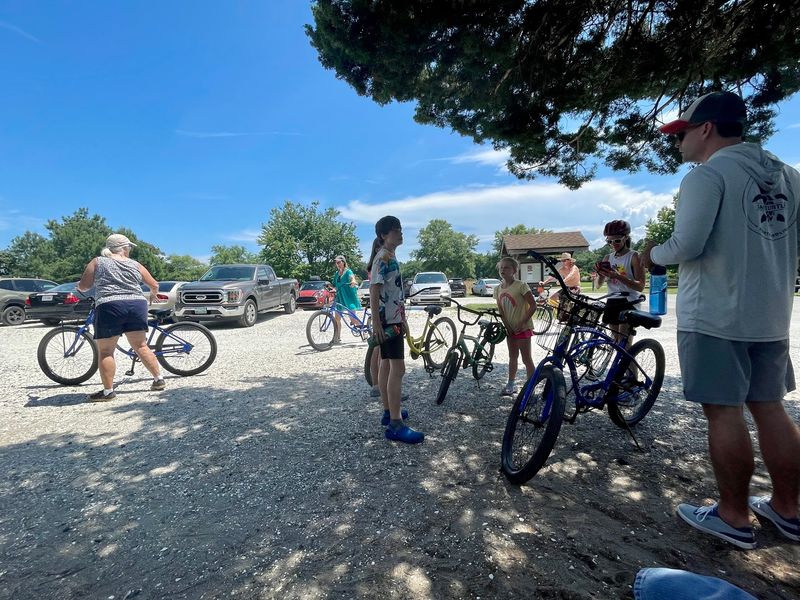 Free Bikes and Five Miles of Paved Trail Waiting Outside Free Bikes and Five Miles of Paved Trail Waiting Outside
