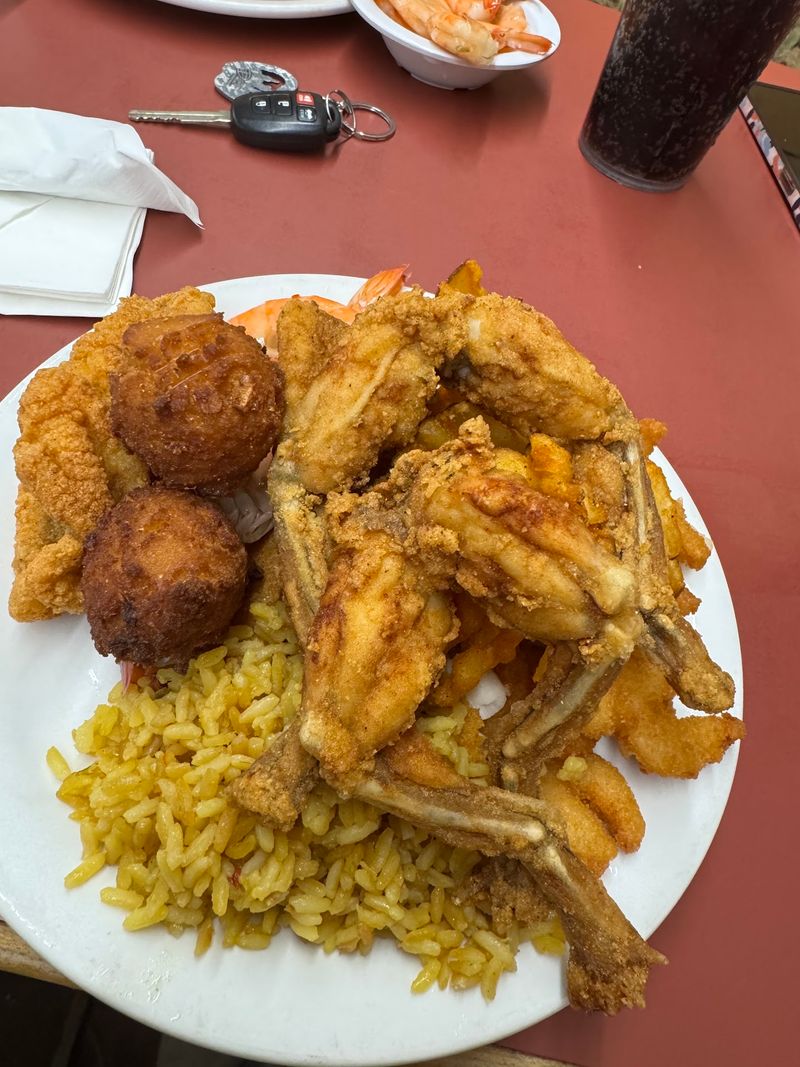 Friday Night Seafood and Frog Legs