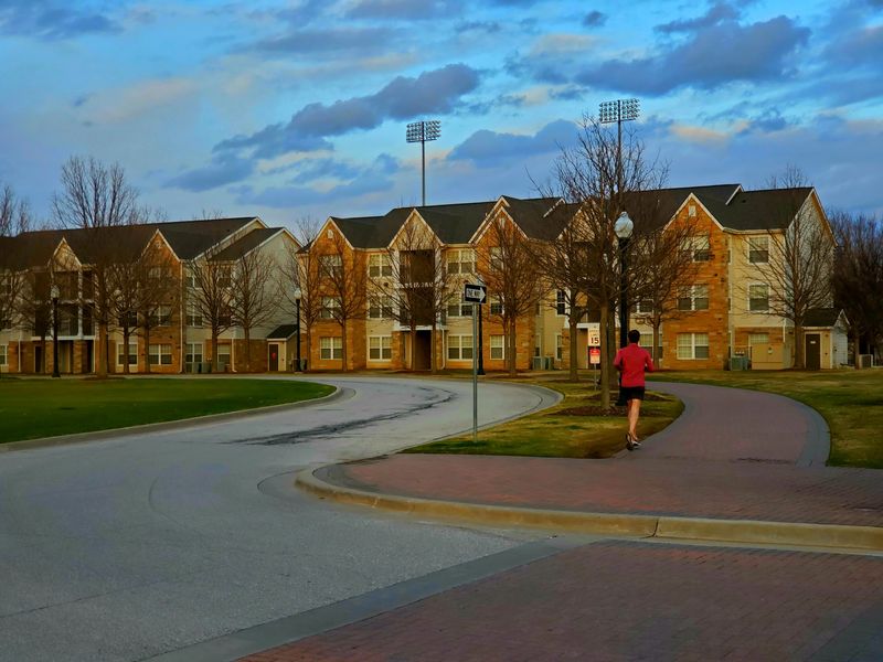 Getting Around Campus: Yellow Bikes and Wide Roads Getting Around Campus: Yellow Bikes and Wide Roads