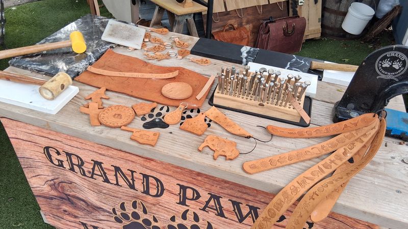 Glass Blowing, Leather Work, and Live Craft Demonstrations