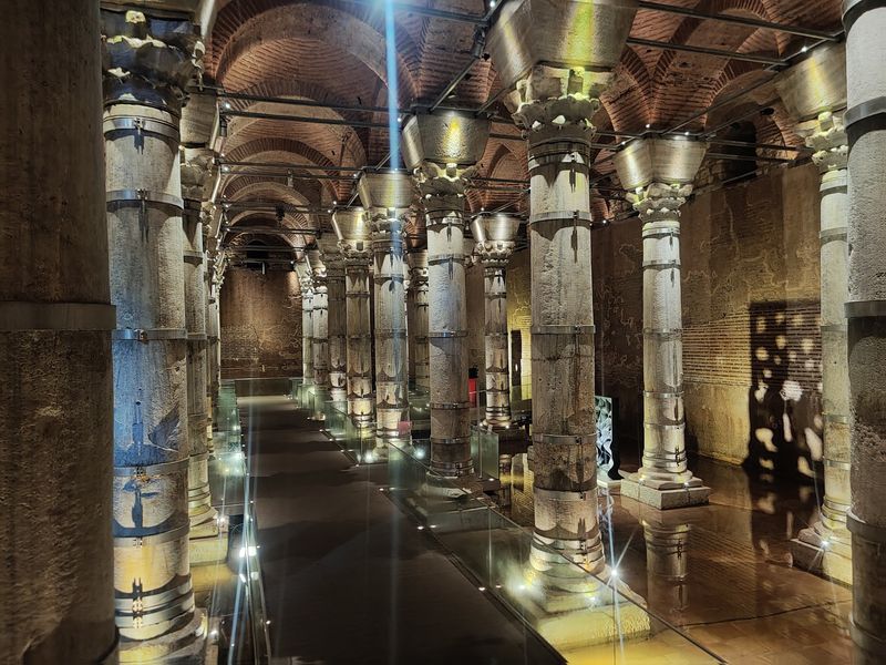 Go Underground at the Serefiye Cistern Go Underground at the Serefiye Cistern