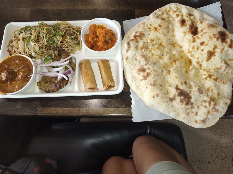 Goat Curry, Chicken Korma, and the Main Plate Options
