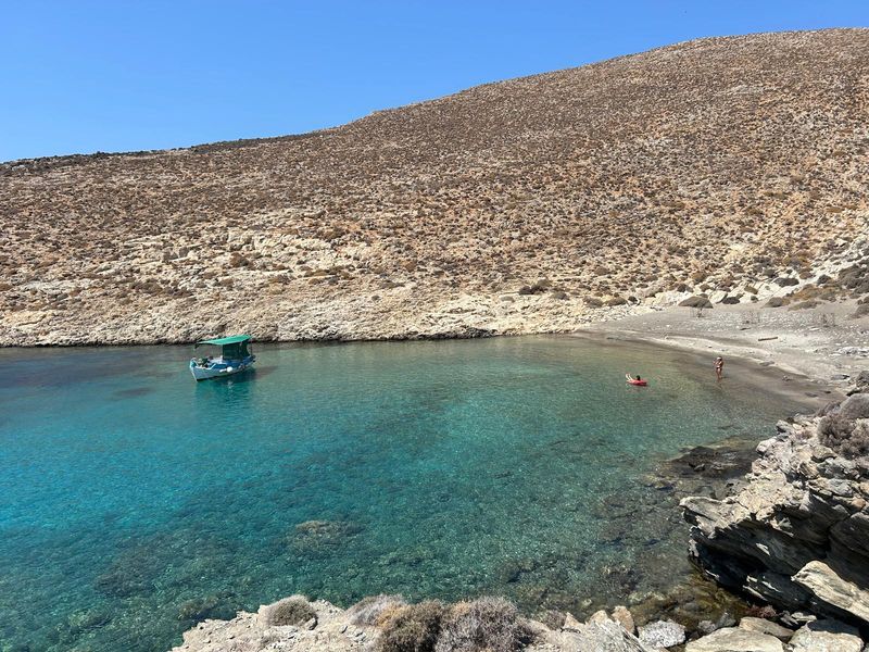 Grammata Beach, Syros Grammata Beach, Syros