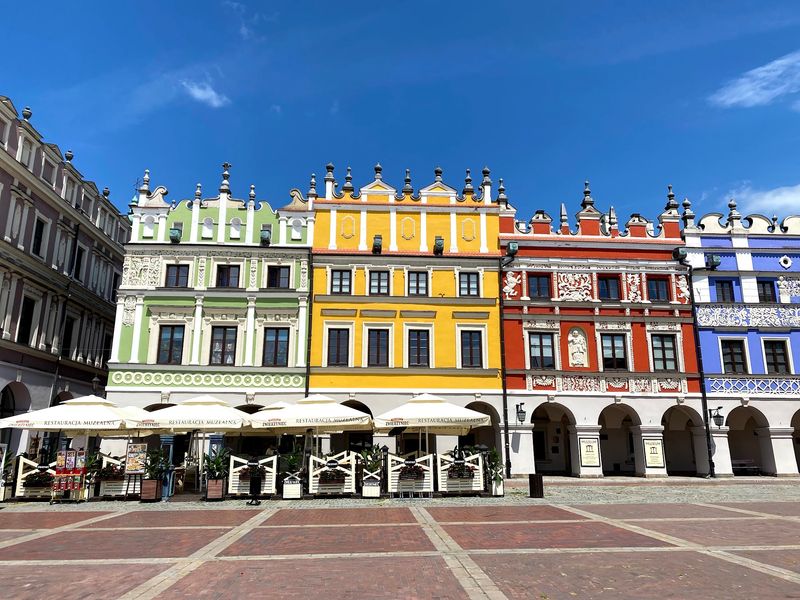 Great Market Square, Zamosc, Poland Great Market Square, Zamosc, Poland