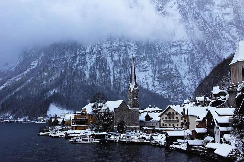 Hallstatt Old Town, Hallstatt, Austria Hallstatt Old Town, Hallstatt, Austria