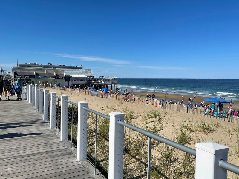 Hampton Beach Style Boardwalk at Salisbury Beach, Salisbury Hampton Beach Style Boardwalk at Salisbury Beach, Salisbury
