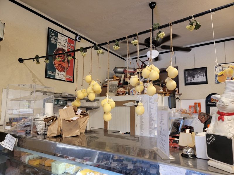 Handmade Cheese Hanging From the Ceiling Handmade Cheese Hanging From the Ceiling
