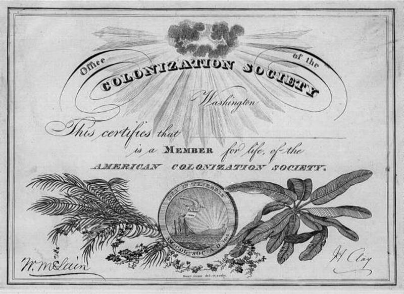 He Favored Removing Freed Black Americans From the Country He Favored Removing Freed Black Americans From the Country