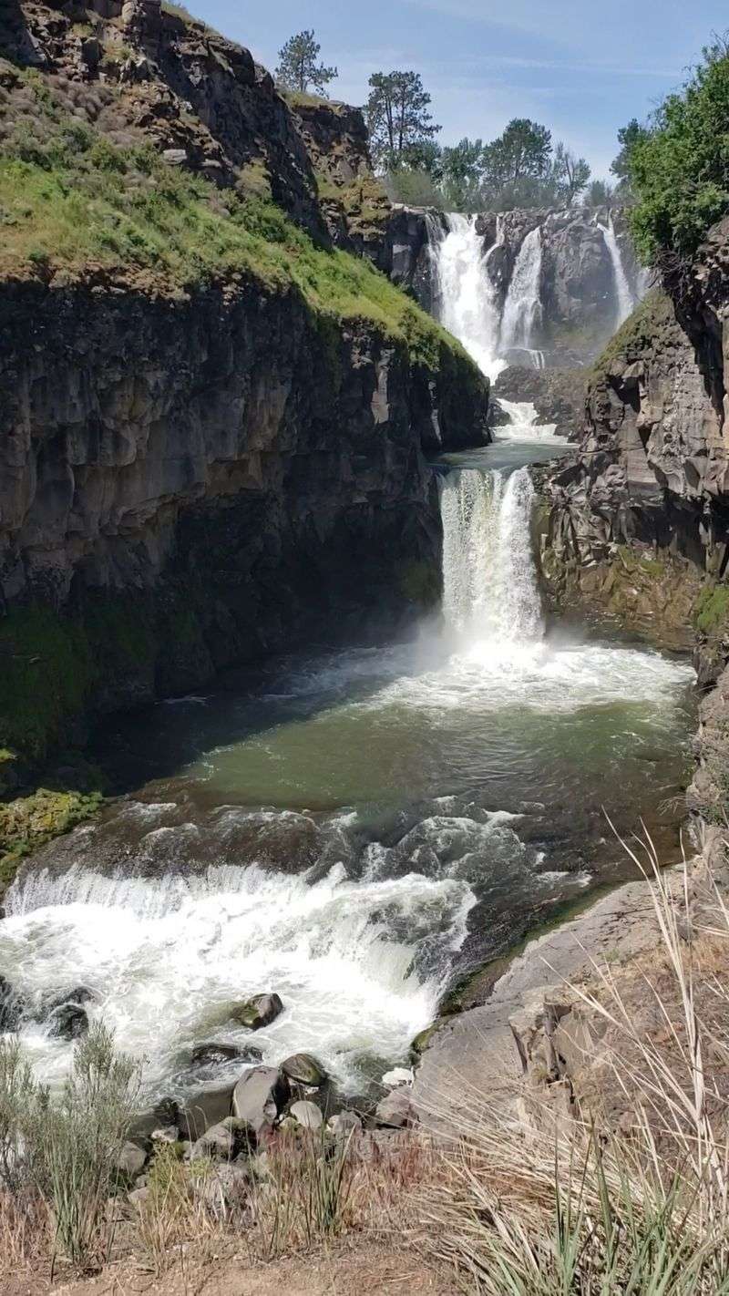 Hidden Celestial Falls Downstream