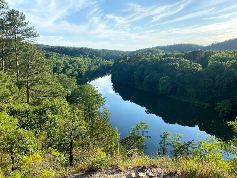 Hiking Trails That Wind Through Pine Woods and Along the River