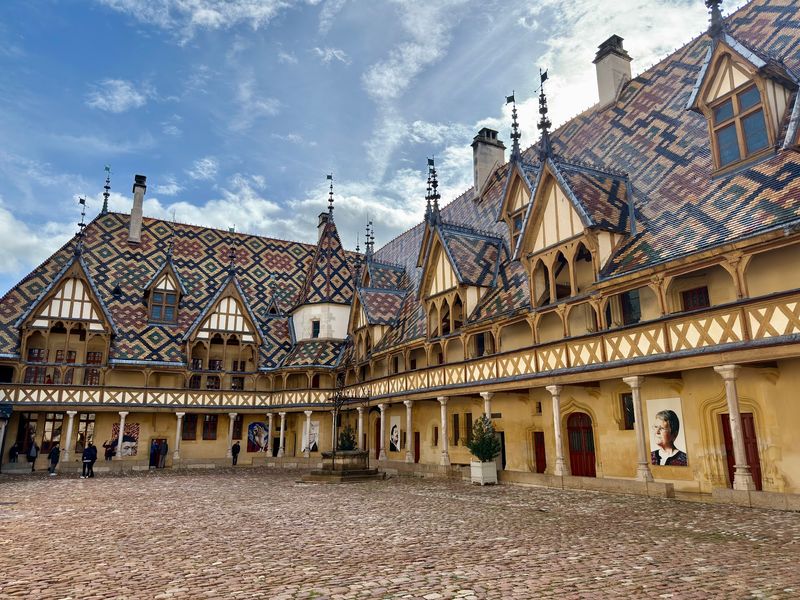 Hotel-Dieu Hospices de Beaune in Burgundy Hotel-Dieu Hospices de Beaune in Burgundy