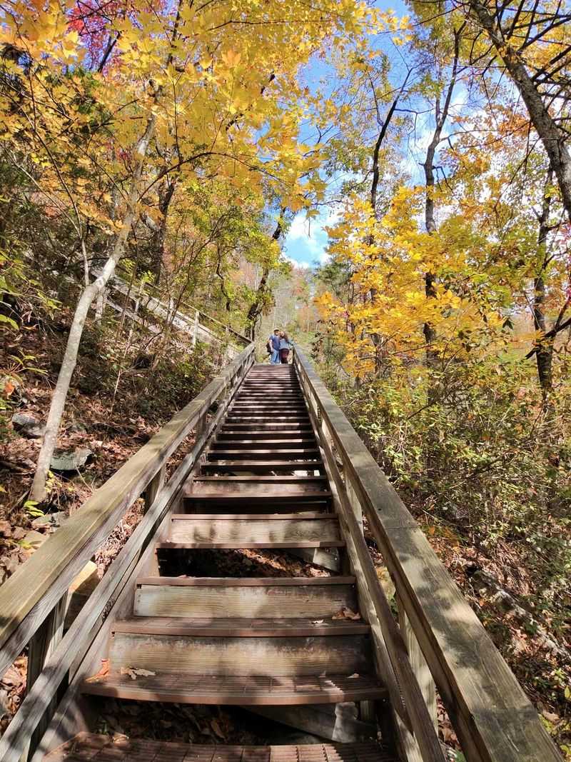 Hundreds of Steps Down and Back Up Hundreds of Steps Down and Back Up