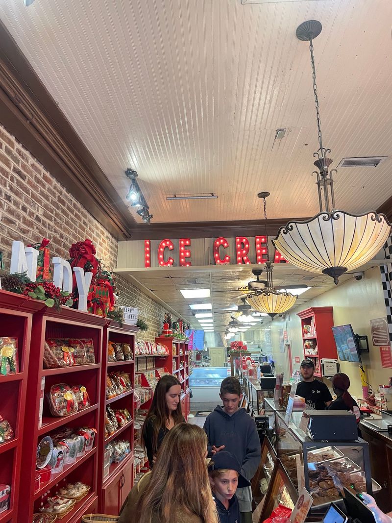 Ice Cream Scooped Right Beside the Sweets